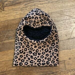 Cheetah Leopard print ski mask